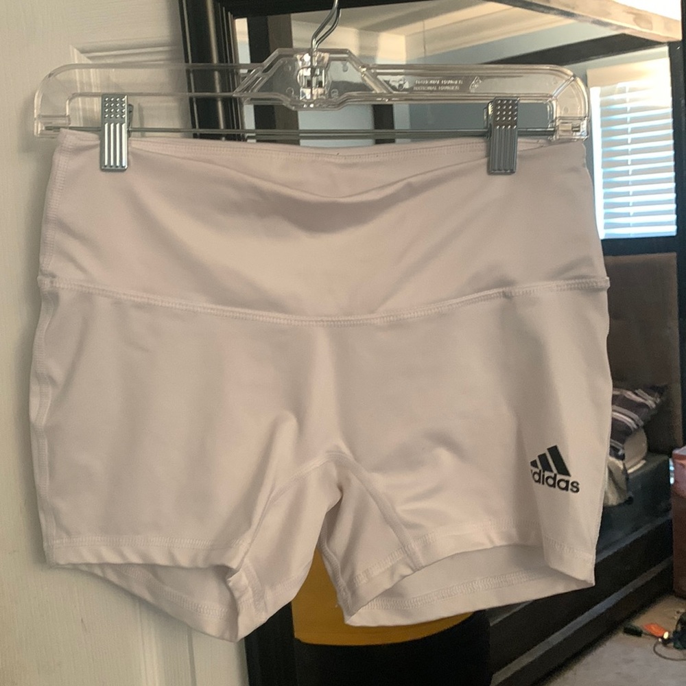 White adidas sports spanks size medium
